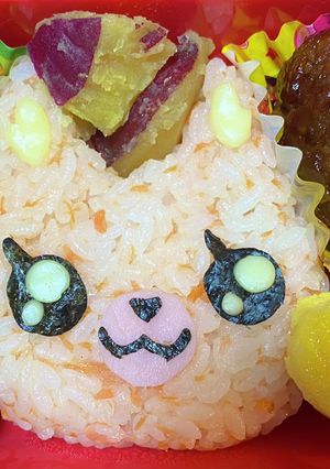 【記録用】デパプリ♡コメコメ【キャラ弁】-レシピのメイン写真