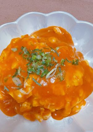 生姜が香るチリ🦐天津飯♪-レシピのメイン写真