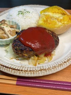 母のお野菜ハンバーグ-レシピのメイン写真