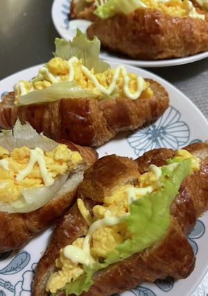 コストコのタマゴクロワッサンサンド-レシピのメイン写真