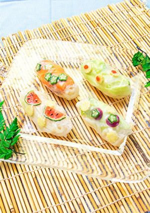 生春巻きうどん-レシピのメイン写真