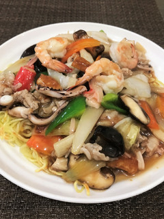 片栗失敗なし安定旨さ五目あんかけ焼きそば-レシピのメイン写真