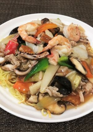 片栗失敗なし安定旨さ五目あんかけ焼きそば-レシピのメイン写真
