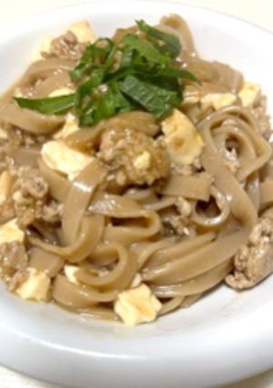 麻婆豆腐あんかけ焼うどん-レシピのメイン写真