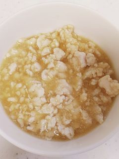 鶏そぼろあん-レシピのメイン写真
