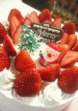 サンタがうちにやってくる☆クリスマスケーキ☆-レシピのメイン写真