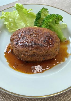 にんじん入りハンバーグ-レシピのメイン写真