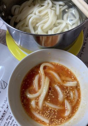麺つゆに飽きたらピリ辛うどん-レシピのメイン写真