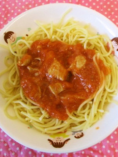 保育園給食★トマトソーススパゲッティ-レシピのメイン写真