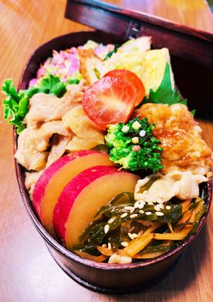 生姜焼き弁当♡-レシピのメイン写真