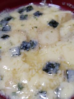 松茸のお吸い物でレンジ茶碗蒸し-レシピのメイン写真