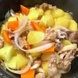 豚こま肉で簡単肉じゃが