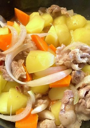 豚こま肉で簡単肉じゃが-レシピのメイン写真