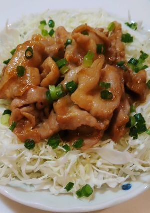 簡単！激ウマ！豚バラ肉のスタミナ炒め♪-レシピのメイン写真