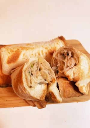 今朝の4w1hサンド「冷凍餃子」-レシピのメイン写真