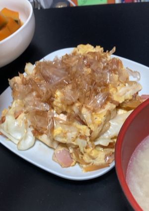 キャベツとベーコンの豆腐チャンプルー-レシピのメイン写真