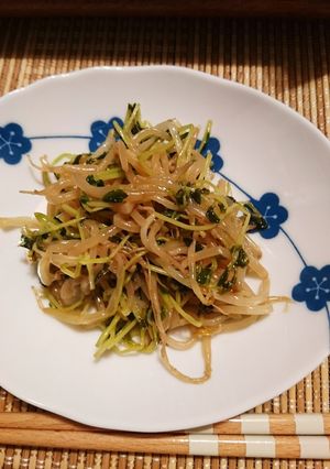 レンチンで！もやしと豆苗の酢の物-レシピのメイン写真