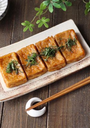 もっちりおいしい。高野豆腐の照り焼き-レシピのメイン写真