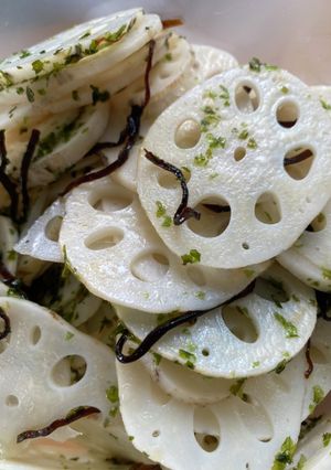 岩国れんこんのごま油あえ-レシピのメイン写真