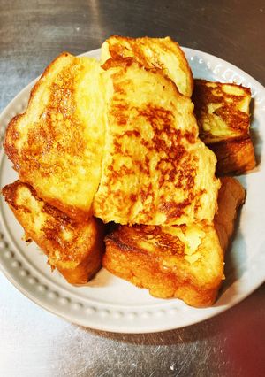 時短！5分で牛乳無しフレンチトースト-レシピのメイン写真
