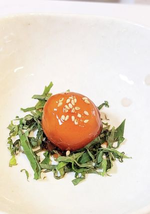 【冷凍たまご】卵黄のしょう油漬け-レシピのメイン写真