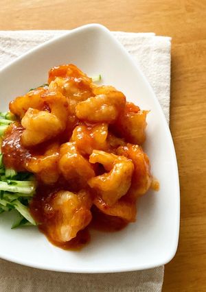 スイートチリソースで＊エスニック海老チリ-レシピのメイン写真