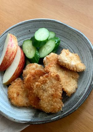 粉&たまご不要！鶏胸肉のチーズせんべい-レシピのメイン写真