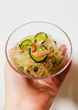 春雨サラダ●緑豆春雨・さつまいも春雨-レシピのメイン写真
