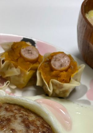 かぼちゃリメイク かぼちゃウインナー-レシピのメイン写真