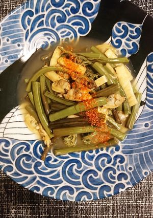 アサリとわらび煮-レシピのメイン写真