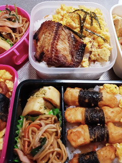 高校生息子、旦那、娘弁当(9/30)-レシピのメイン写真