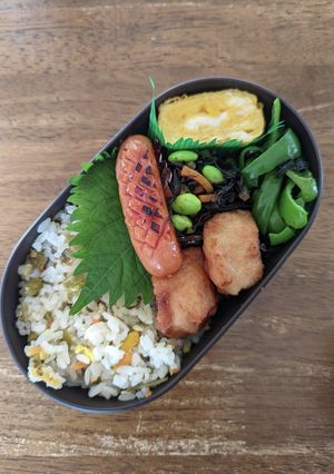 JK☆高菜ピラフ弁当♪-レシピのメイン写真
