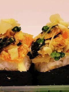 “貝割大根チーズさつま芋&南瓜おにぎり”-レシピのメイン写真