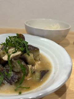 鶏肉と茄子のみぞれ煮-レシピのメイン写真