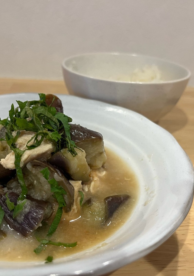 鶏肉と茄子のみぞれ煮-レシピのメイン写真