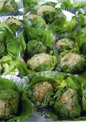 サラダ菜巻きシュウマイ（志津学区）-レシピのメイン写真