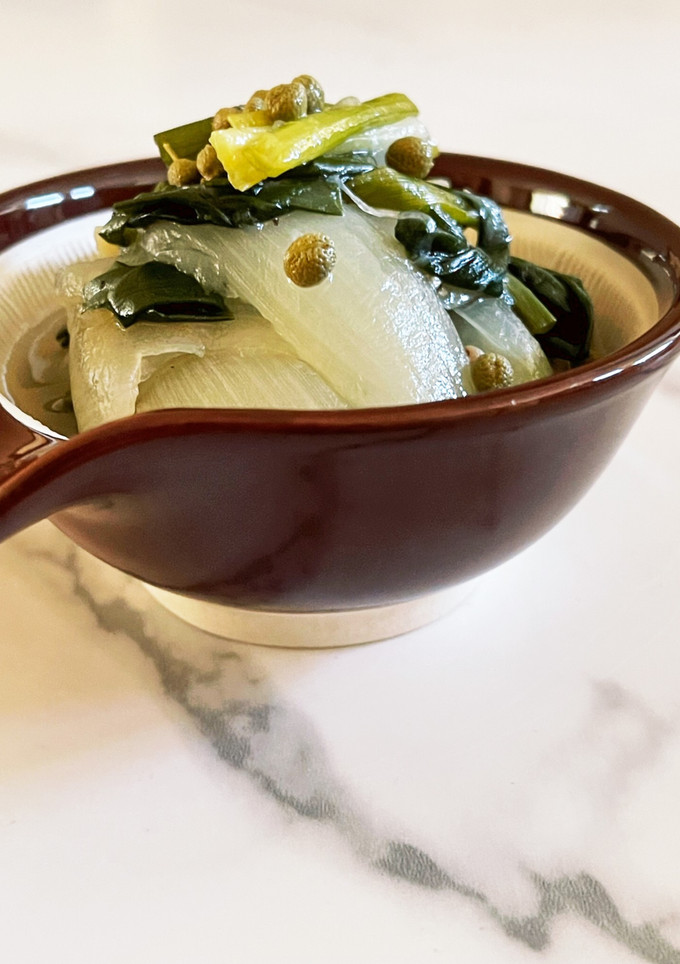 大人な煮物。玉ねぎとわけぎの白だし煮-レシピのメイン写真