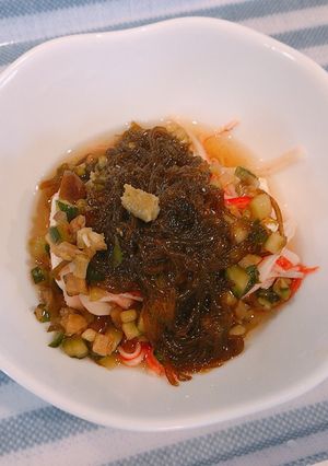 色々入って酸味が旨い、ダイエットもずく酢-レシピのメイン写真
