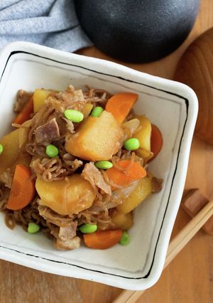 基本の肉じゃが。無水調理でこっくり甘辛♩-レシピのメイン写真