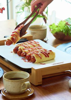 “材料3つ”食パン簡単ソーセージロール-レシピのメイン写真