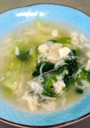 チンゲン菜の貝柱あんかけ(草津学区)-レシピのメイン写真