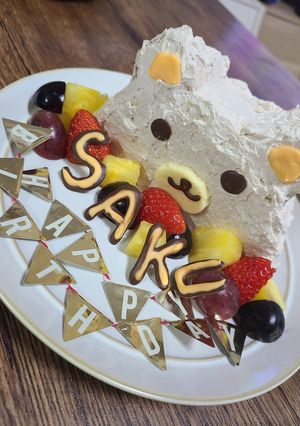 2歳児 誕生日 プレート ケーキ-レシピのメイン写真