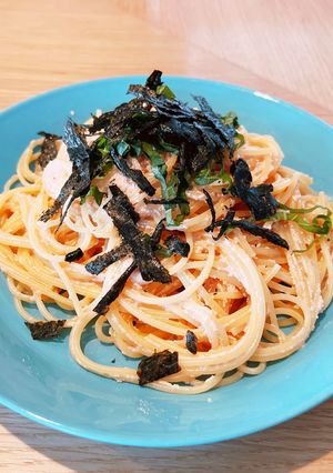 超簡単!牛乳で作る明太子クリームパスタ-レシピのメイン写真