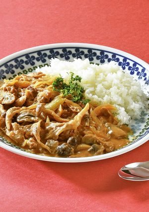キノコストロガノフ-レシピのメイン写真