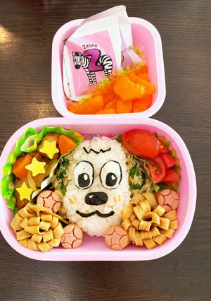 ワンワンキャラ弁☆幼稚園用☆2歳-レシピのメイン写真