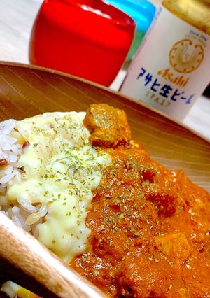 簡単ちょっぴり大人向けバターチキンカレー-レシピのメイン写真