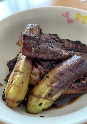 ナスの簡単甘酢焼き-レシピのメイン写真