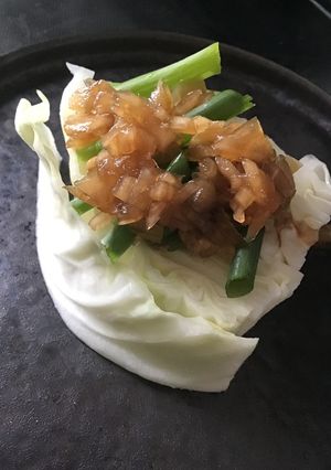 レンチンキャベツと浅葱のサラダ-レシピのメイン写真