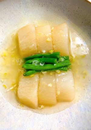 大根のあご出汁煮　甘酢あんかけ-レシピのメイン写真