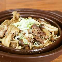 รูปของ 電子レンジで簡単！きのこと牛肉のすき煮
